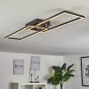 Hyacinthe   Deckenleuchte LED Chrom, Schwarz, 1-flammig
