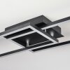 Hyacinthe   Deckenleuchte LED Chrom, Schwarz, 1-flammig