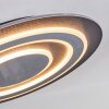 Lidor Deckenleuchte LED Schwarz, 1-flammig