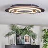 Lidor Deckenleuchte LED Schwarz, 1-flammig
