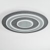 Lidor Deckenleuchte LED Schwarz, 1-flammig