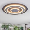 Lidor Deckenleuchte LED Schwarz, 1-flammig