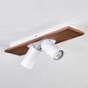 Dalan Deckenleuchte LED Naturfarben, Weiß, 2-flammig