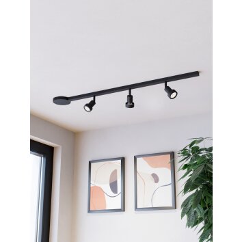 EGLO EASYT SET 3 SPOTS System Deckenleuchte Schwarz