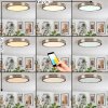 Finsrud Deckenpanel LED Nickel-Matt, 1-flammig