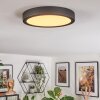 Finsrud Deckenpanel LED Schwarz, 1-flammig