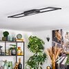 Torresella Deckenleuchte LED Schwarz, 1-flammig