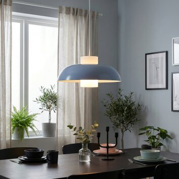 Jarik Hängeleuchte Blau, 1-flammig