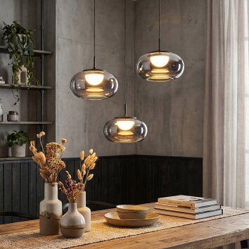 Ironel Hängeleuchte LED Schwarz, 1-flammig