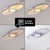 Chunky Deckenleuchte LED Chrom, Silber, 1-flammig
