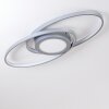Chunky Deckenleuchte LED Chrom, Silber, 1-flammig