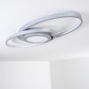 Chunky Deckenleuchte LED Chrom, Silber, 1-flammig